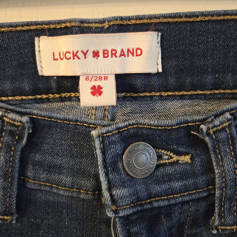 Lucky Brand Women's Dark Blue Straight Leg Jeans
